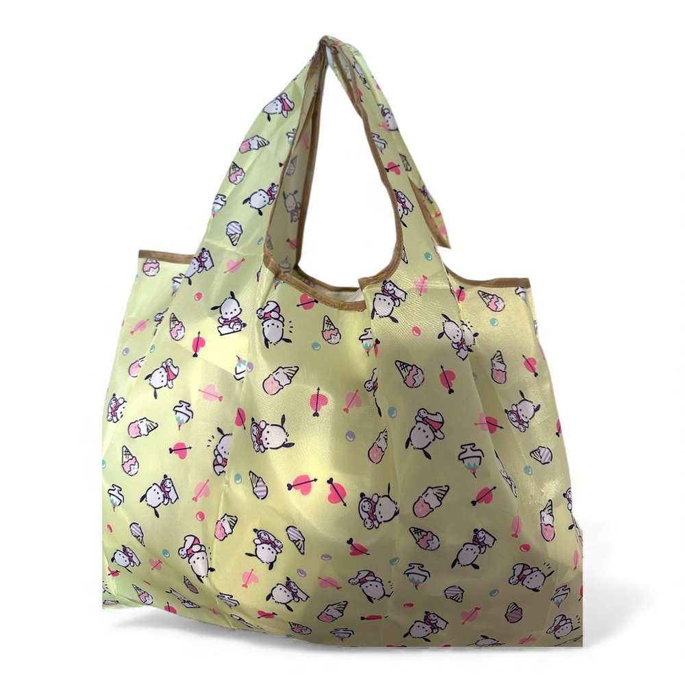 Sanrio POCHACCO Waterproof Portable Foldable Nylon Grocery Tote Bag